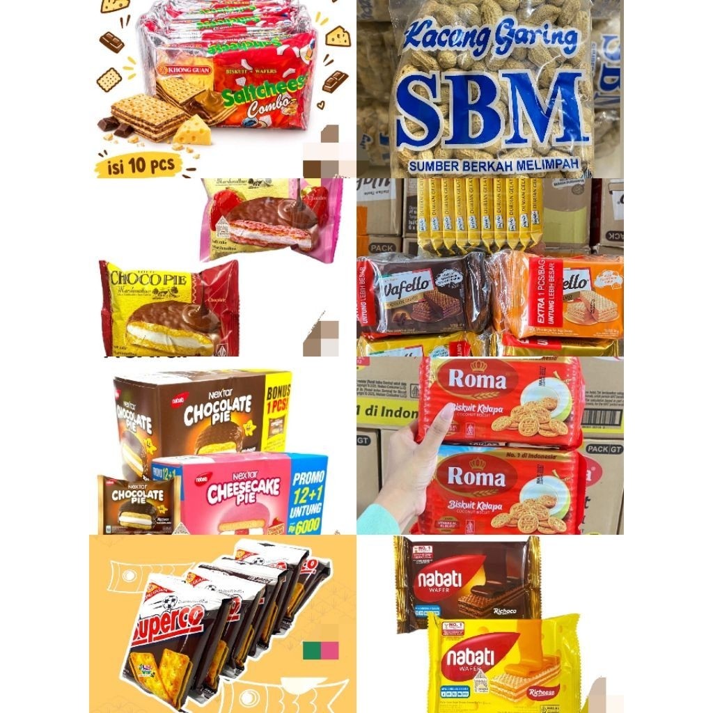 aneka camilan/snack ringan