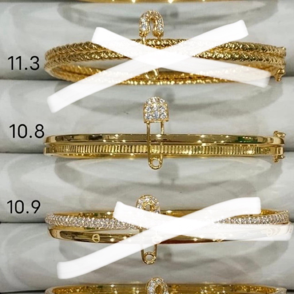 Gelang Peniti Ad Cantik dan Mewah Emas Asli Kadar 875