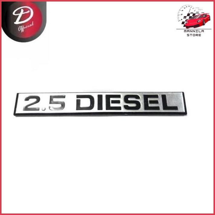 Sticker Stiker Emblem 2.5 Diesel Mitsubishi Kuda Gls Grandia Diamond 2.5 Tahun 1998-2005 Mb477953R M