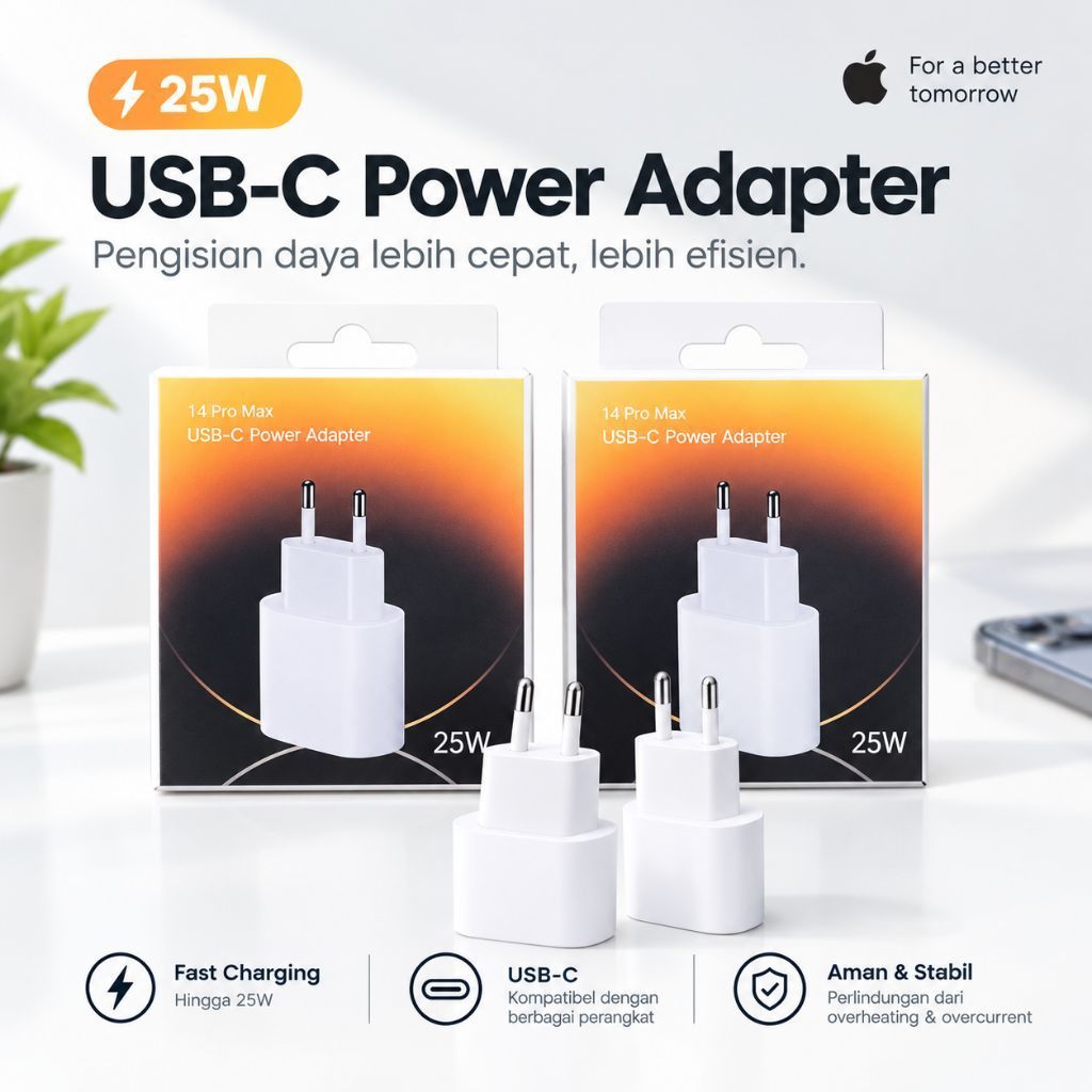 Adaptor Charger Iphone 25watt | Fast Charger Original