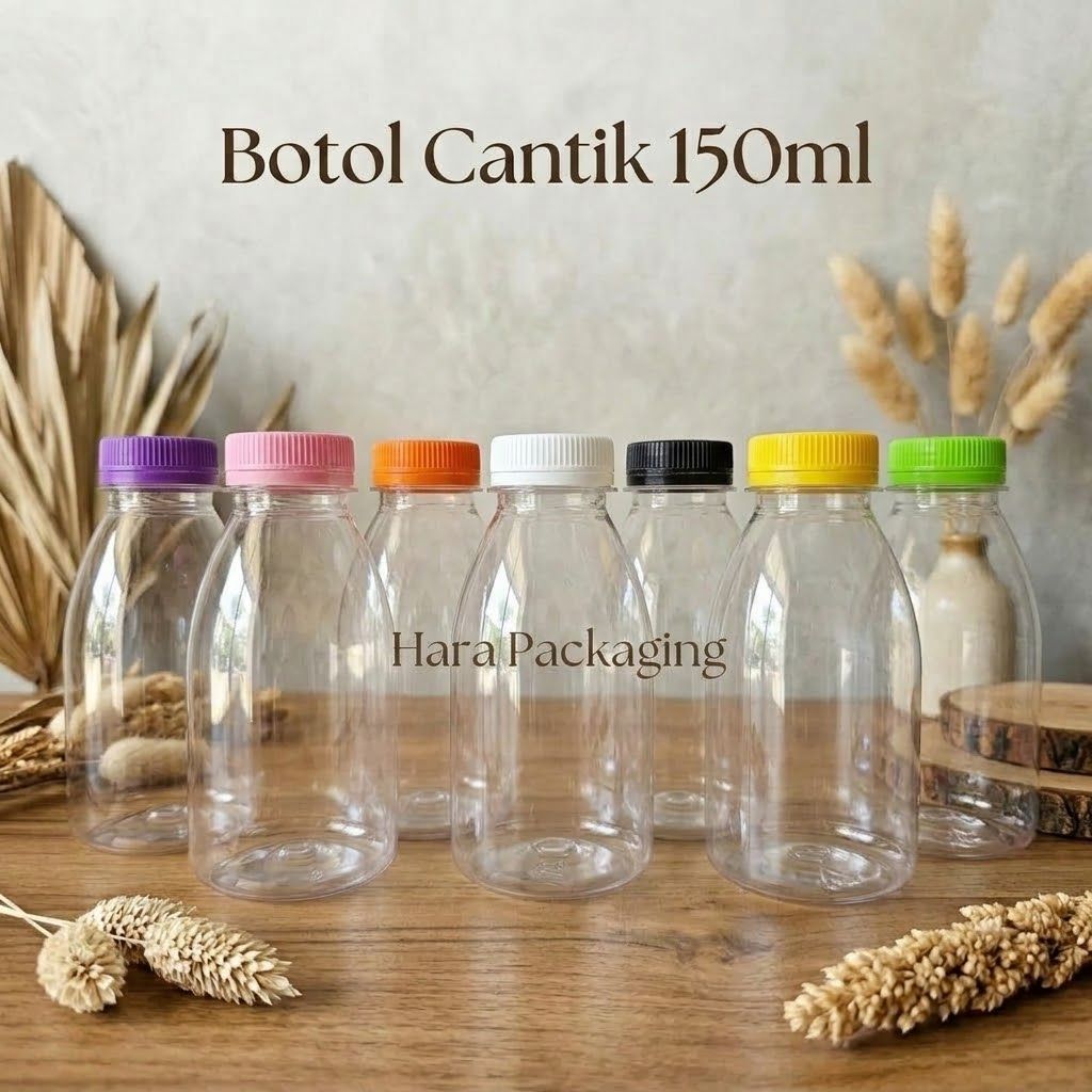 Botol Plastik 150ml / Botol Cantik 150ml / Botol Plastik Food Grade