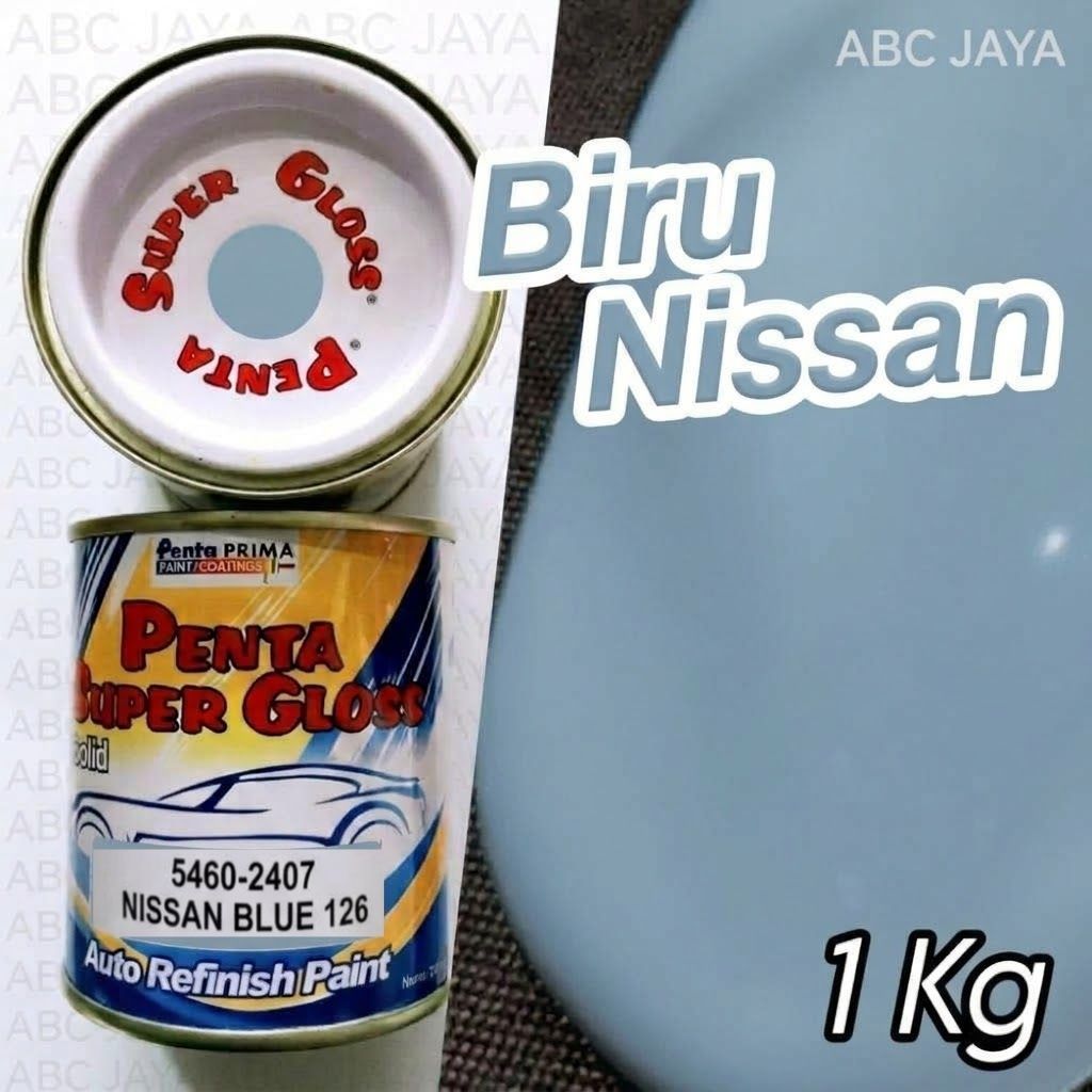 Cat Penta Super Gloss 5460-2407 Nissan Blue 126 1Kg Biru Cerah Biru Nisan Blu Biru Mengkilap Duco 24