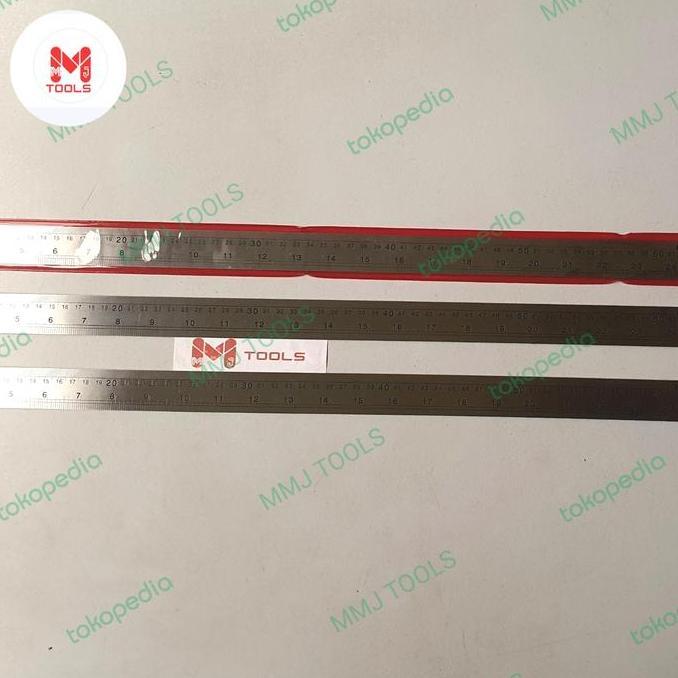 Penggaris Besi 60cm Tebal KENKO - Penggaris Baja 60cm - Mistar Baja