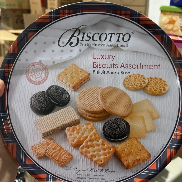 BISCOTTO LUXURY 400gr KALENG JAJAN LEBARAN 2027