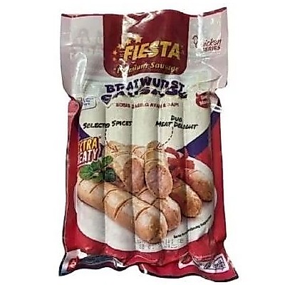 Fiesta Bratwurst Sausages Sosis Daging Ayam & Sapi 300gr