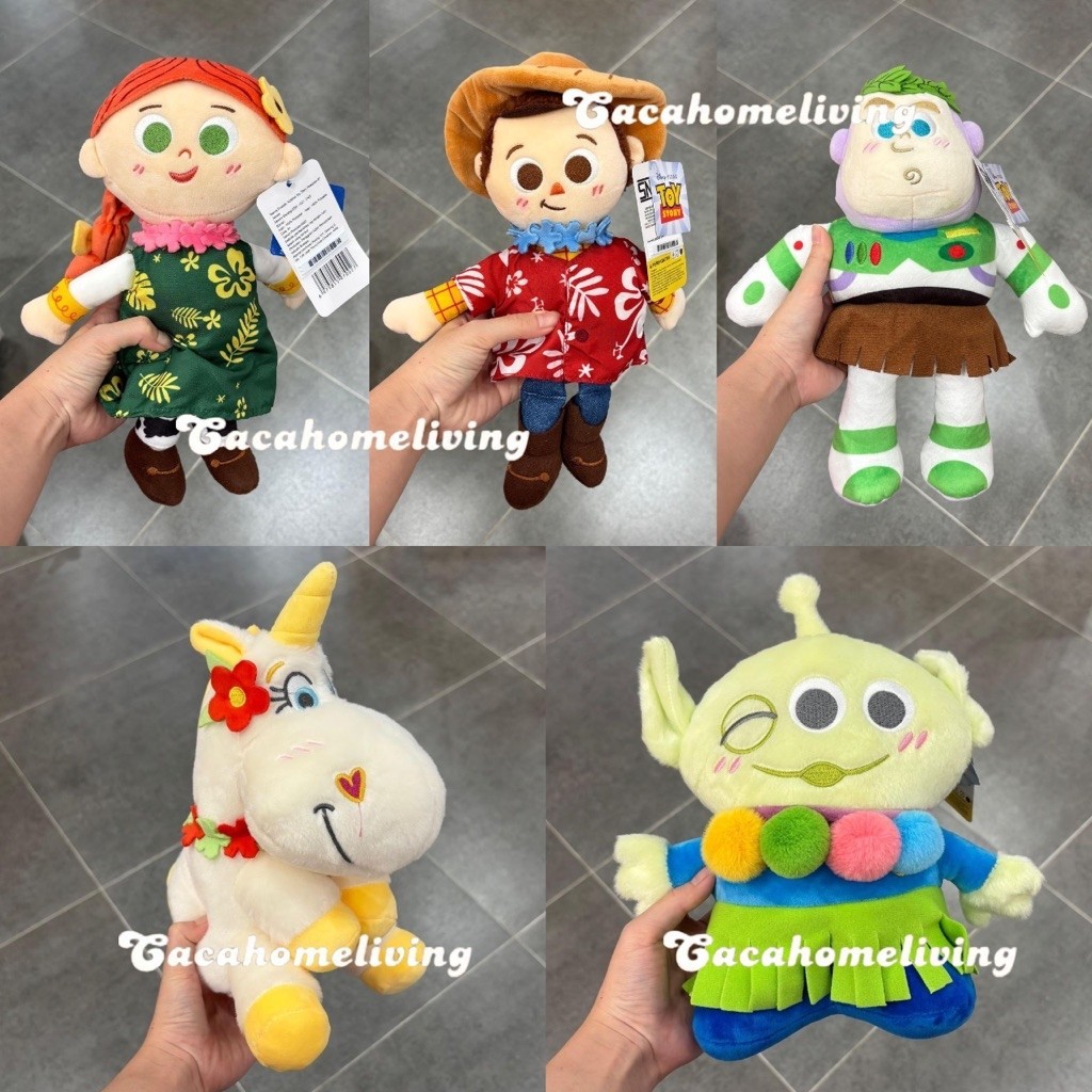 KKV x Disney - Boneka Lucu / Plush Doll Disney Pixar Toy Story Hawaii Collection (Jessie / Woody / B
