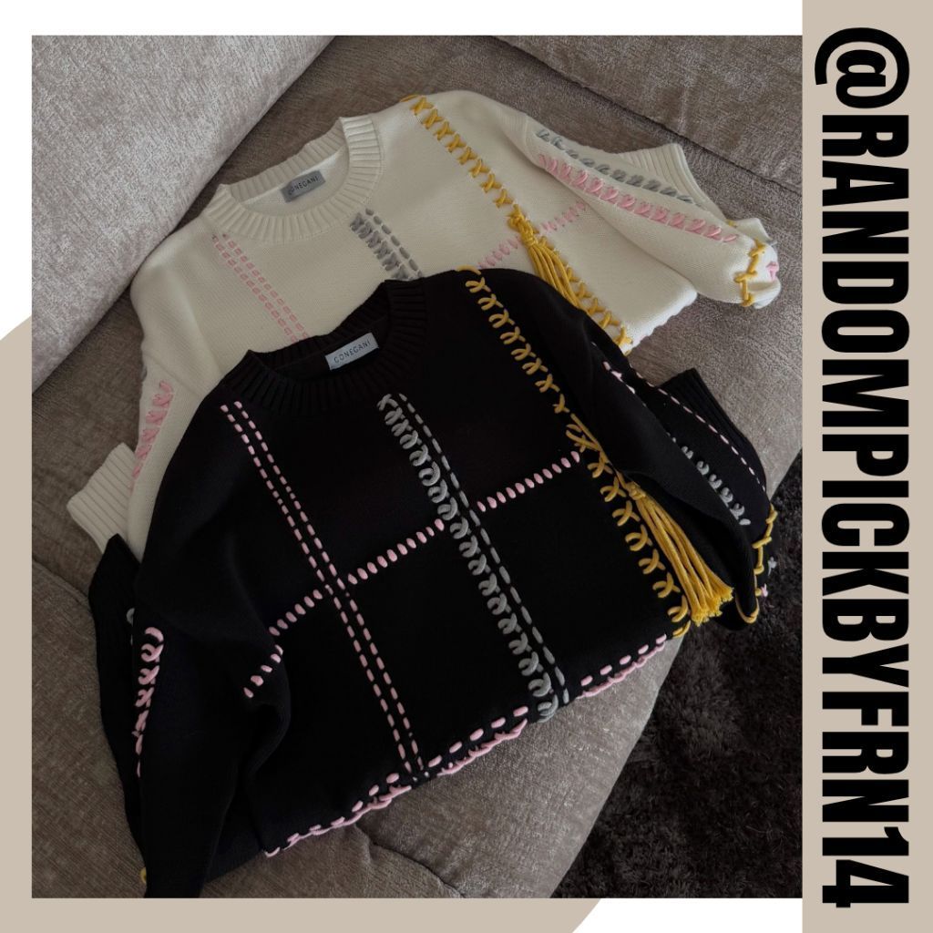 MIROU SWEATER GONEGANI || WUJI SIGNATURE SWEATER GONEGANI || BOXY SWEATER GONEGANI