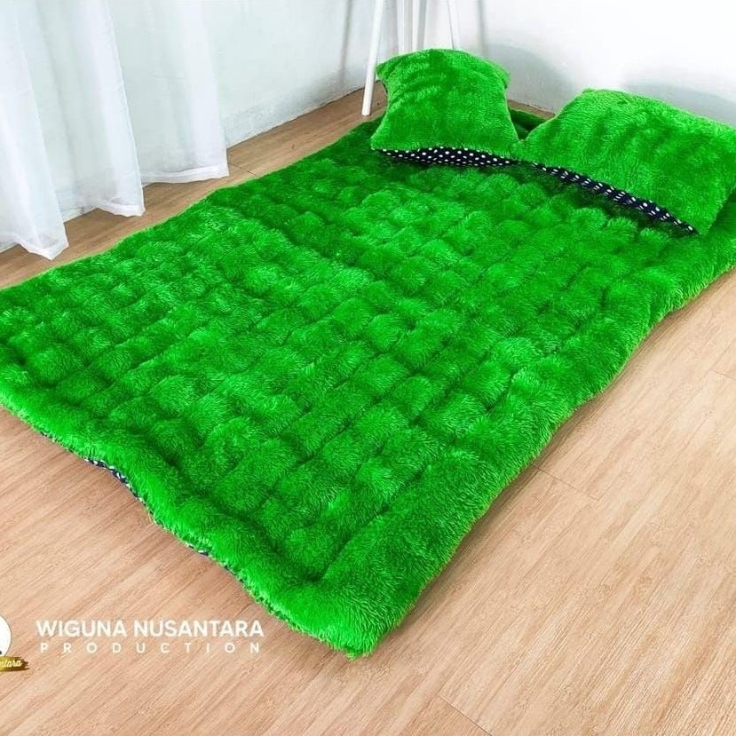 TILAM GENDER UKURAN 3 KAKI - KASUR LANTAI BULU RASFUR TEBAL DENGAN BANTAL GRATIS
