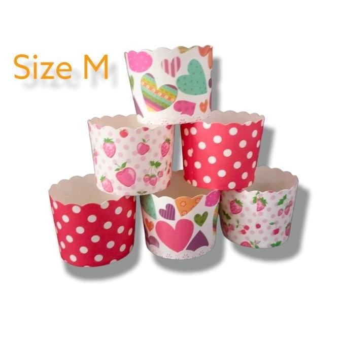 New- Muffin Cup Cake Case S M/Mangkok Kertas Muffin Cake