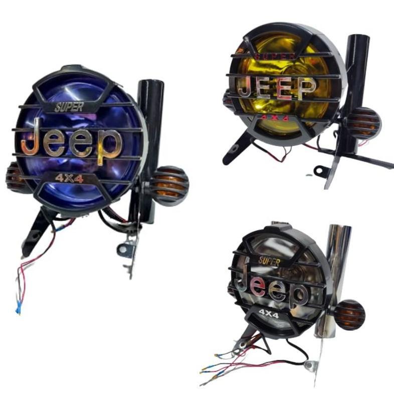 Lampu jeep variasi rx king + breket+ lampu sen