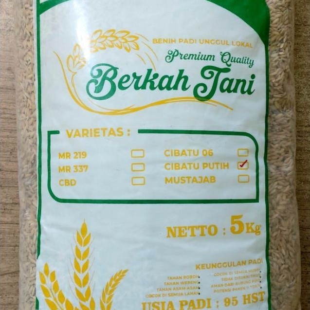 BENIH PADI CIBATU PUTIH KEMASAN 5 KG