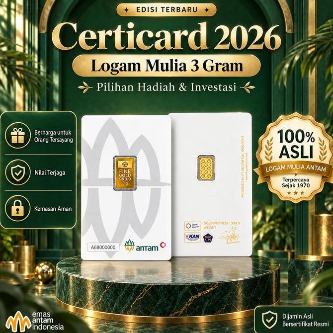 Terlaris Antam Logam Mulia Emas Antam 3 Gram Emas Logam Mulia Antam 3 Gram