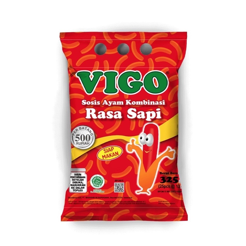 Vigo sosis ayam 310.5g - vigo sosis siap makan - vigo sosis instan