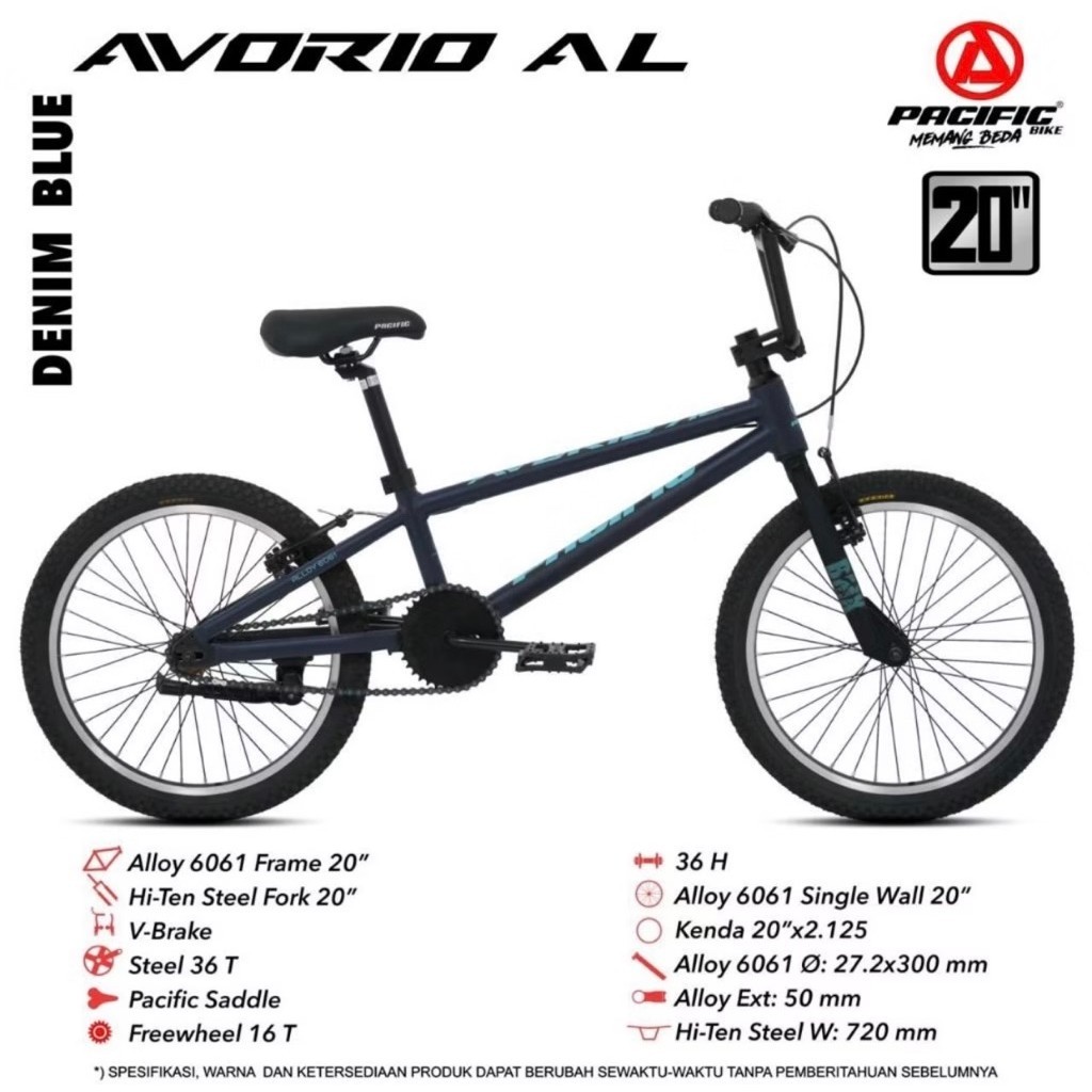 Sepeda BMX 20 Pacific Avorio AL