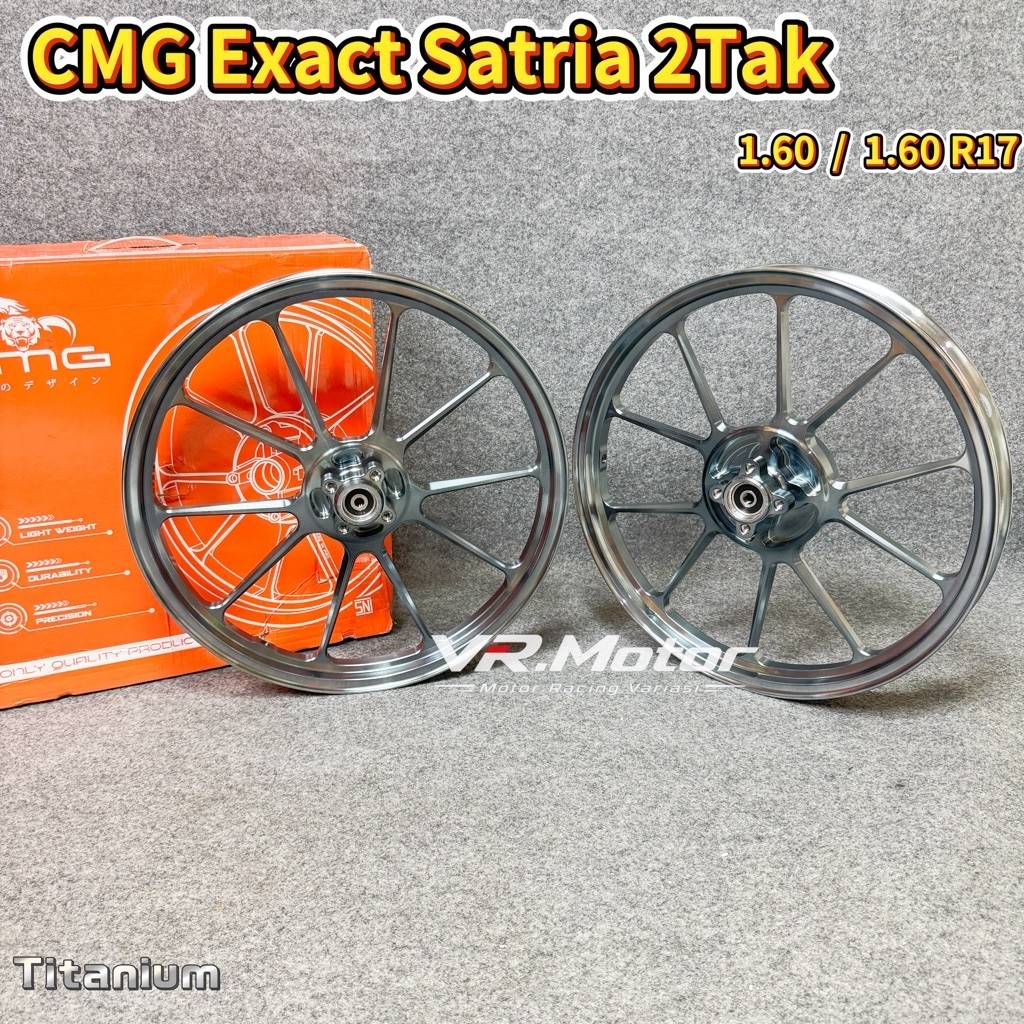 Velg Racing CMG Exact Satria 2Tak RGV Satria Hiu Lumba Ring 17 160 160 Palang 10 Original