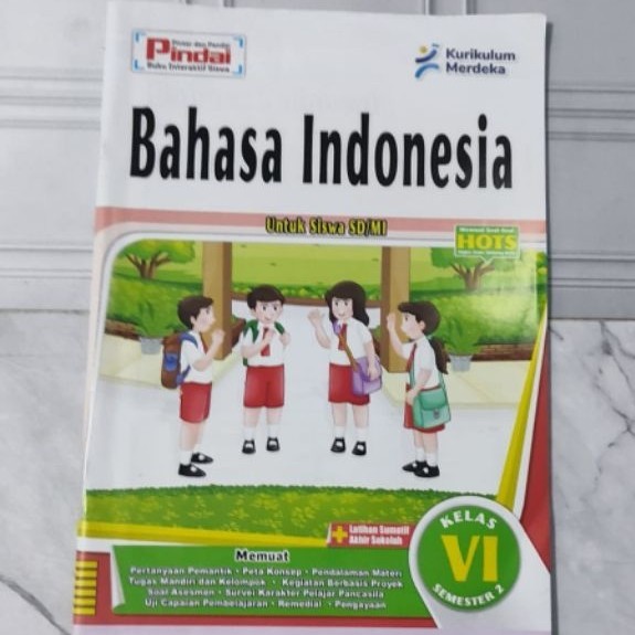 LKS Bahasa Indonesia Kelas 6 Semester 2 Pindai CV. Arya Duta Cover Lama