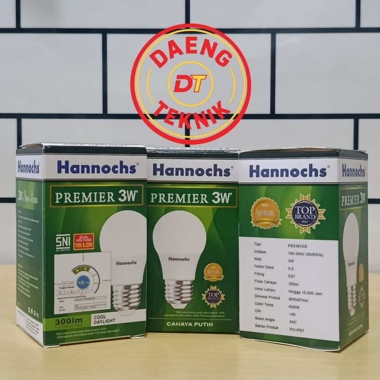 Lampu LED Hannochs Premier 3 Watt, 5 Watt