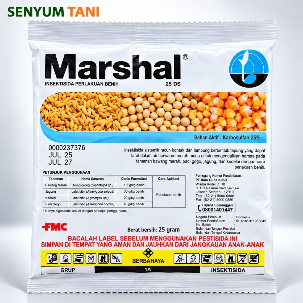 insektisida perlakuan benih Marshal marsal 25ds 25gram