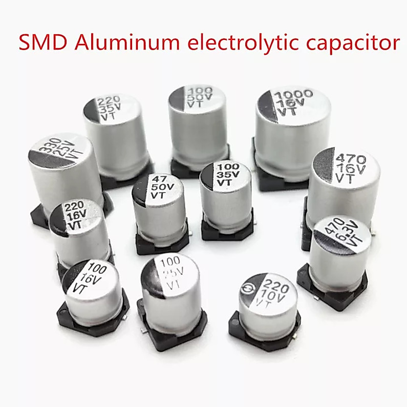 Capacitor 470uf 6.3v Tabung Kapasitor tabung 470 uF 6,3V Capacitor Elco SMD 470uF 6.3V