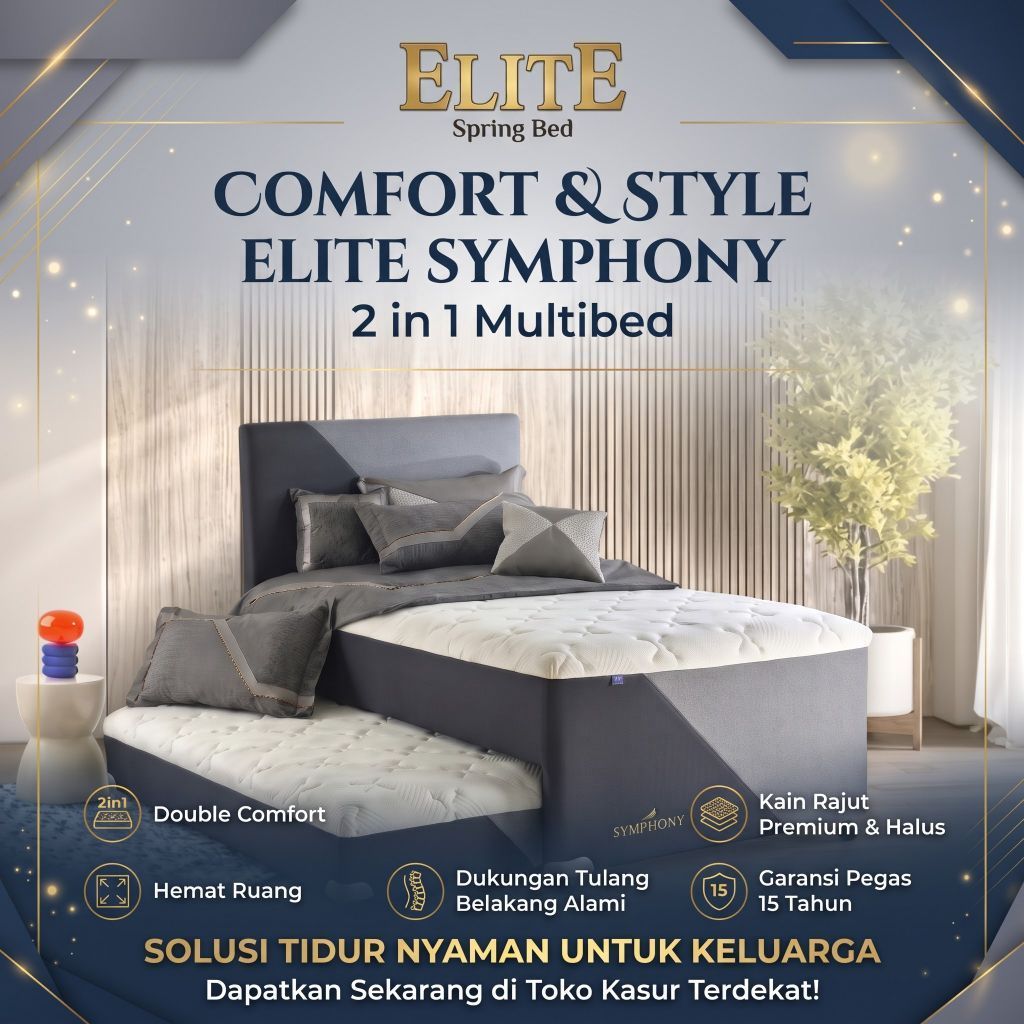 Bed Sorong Elite Springbed Symphony 2 in 1 Multibed