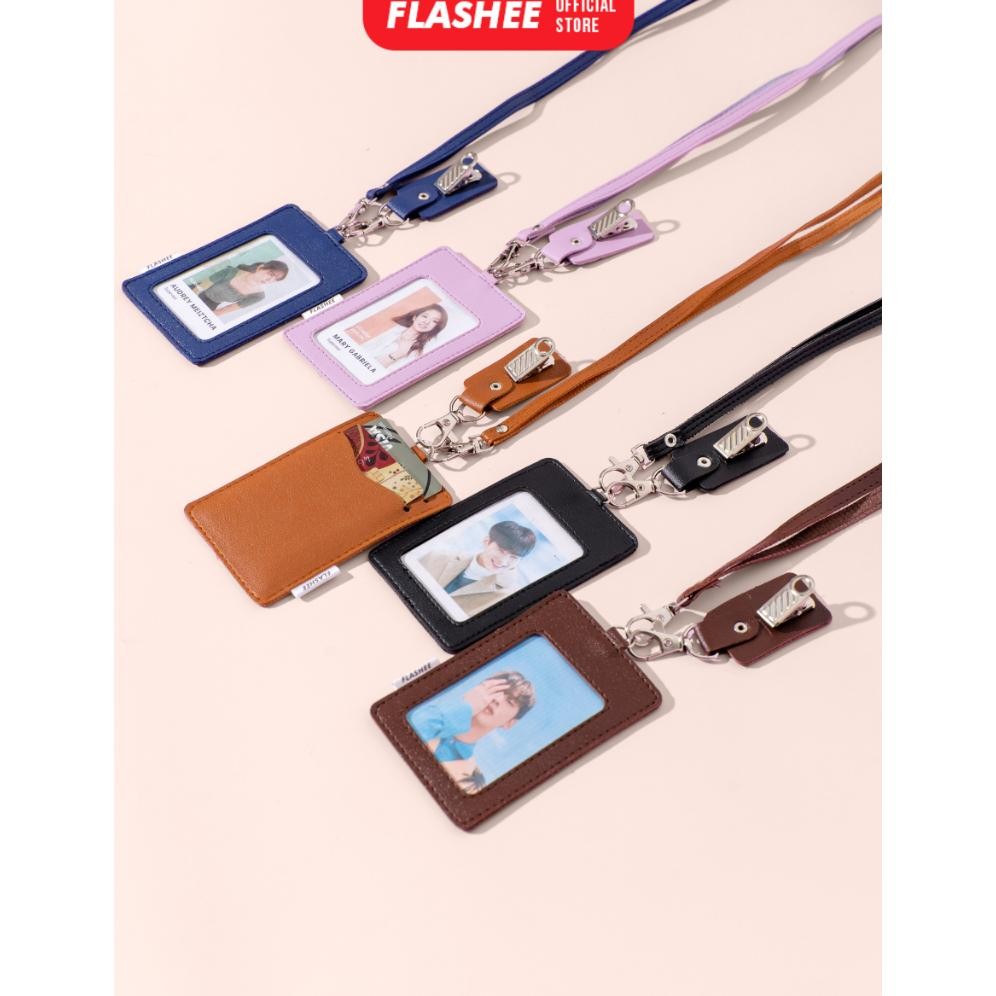 

Berkualitas Flashee Lanyard Id Card Holder Oscar Kulit Termasuk Tali Dan Penjepit Name Tag Custom Nama Logo Promo
