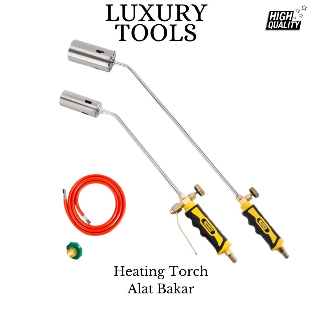Heating Torch Las Bakar Panjang 65cm 120cm Gas Torch Las Karbit Blander Las Selang Tabung Gas LPG aS