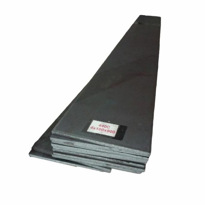 BAJA HIGH CARBON 440C LEBAR 10 CM - CARBON STEEL PLATE - BAHAN PISAU