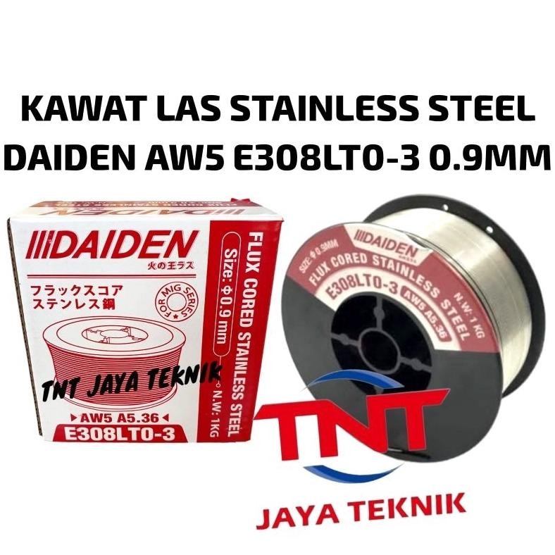 KAWAT LAS FLUX CORE STAINLESS DAIDEN 0.9MM / KAWAT LAS MIG STAINLESS DAIDEN 0.9 MM aSt