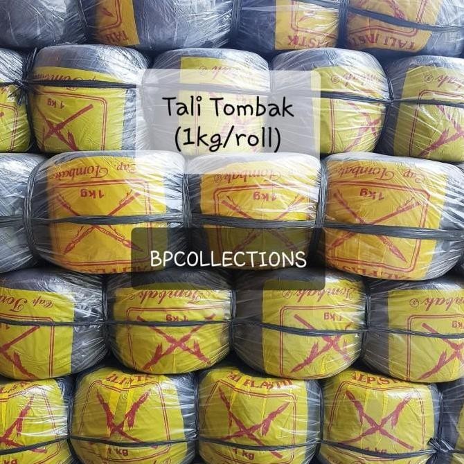 

PROMO DISKON - pcs TALI RAFIA KG FULL HITAM WARNA WARNI TOMBAK DORANG BALL