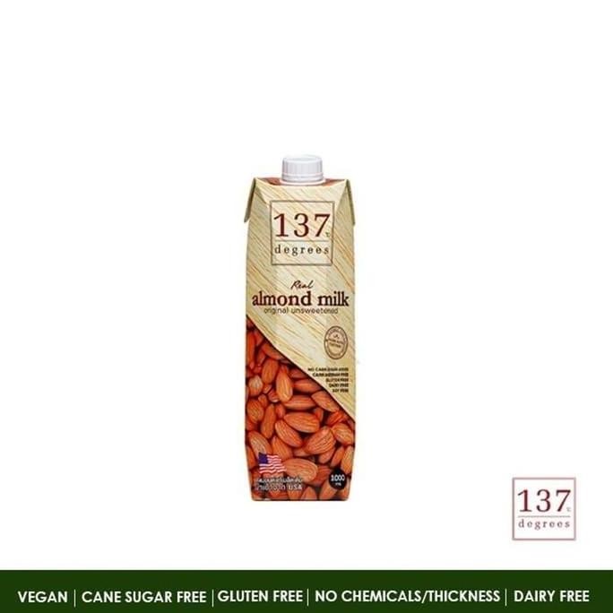

137 Degrees - Almond Milk Original Unsweetened (1L) Susu Almon Sugar Free Dairy Free