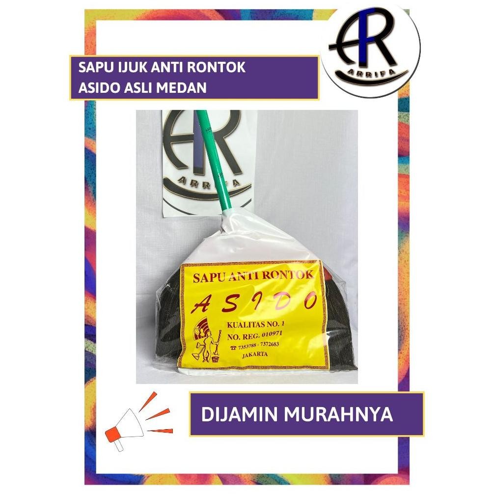 Original ASIDO Sapu Lantai Ijuk Anti Rontok asli Medan aSt