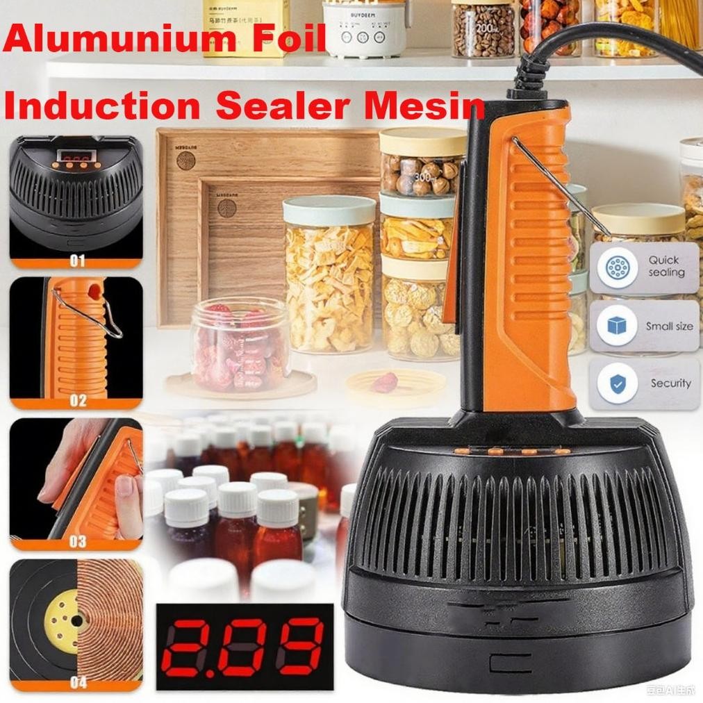 (20-100mm)Alumunium Foil Induction Sealer Mesin Segel Segel Botol Foil Mesin Segel Induksi Almunium 