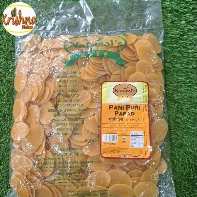 

yang dicari] Natural's Pani Puri Papad 1kg