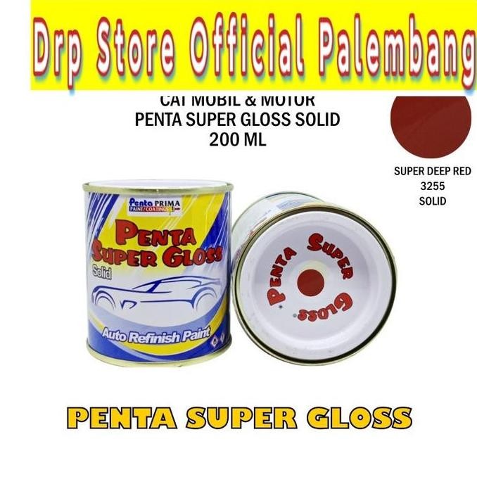 %%%%] CAT PENTA SUPER DEEP RED 3255 200cc - penta merah maroon - penta maron - penta red super gloss