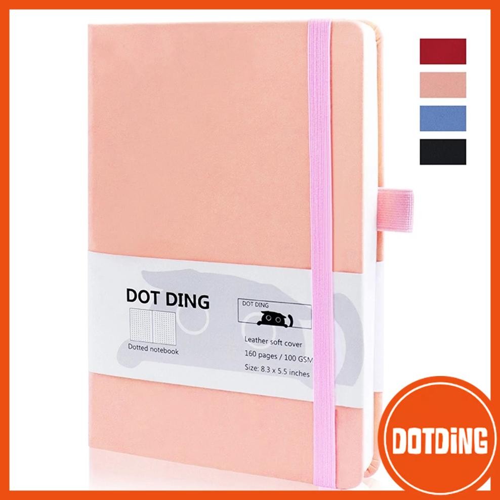 

COD Buku Catatan Bertitik A5 Sampul Lembut Kulit Kertas Tebal 100GSM 160 Halaman Sederhana untuk Siswa Perlengkapan Alat Tulis Kantor Sekolah
