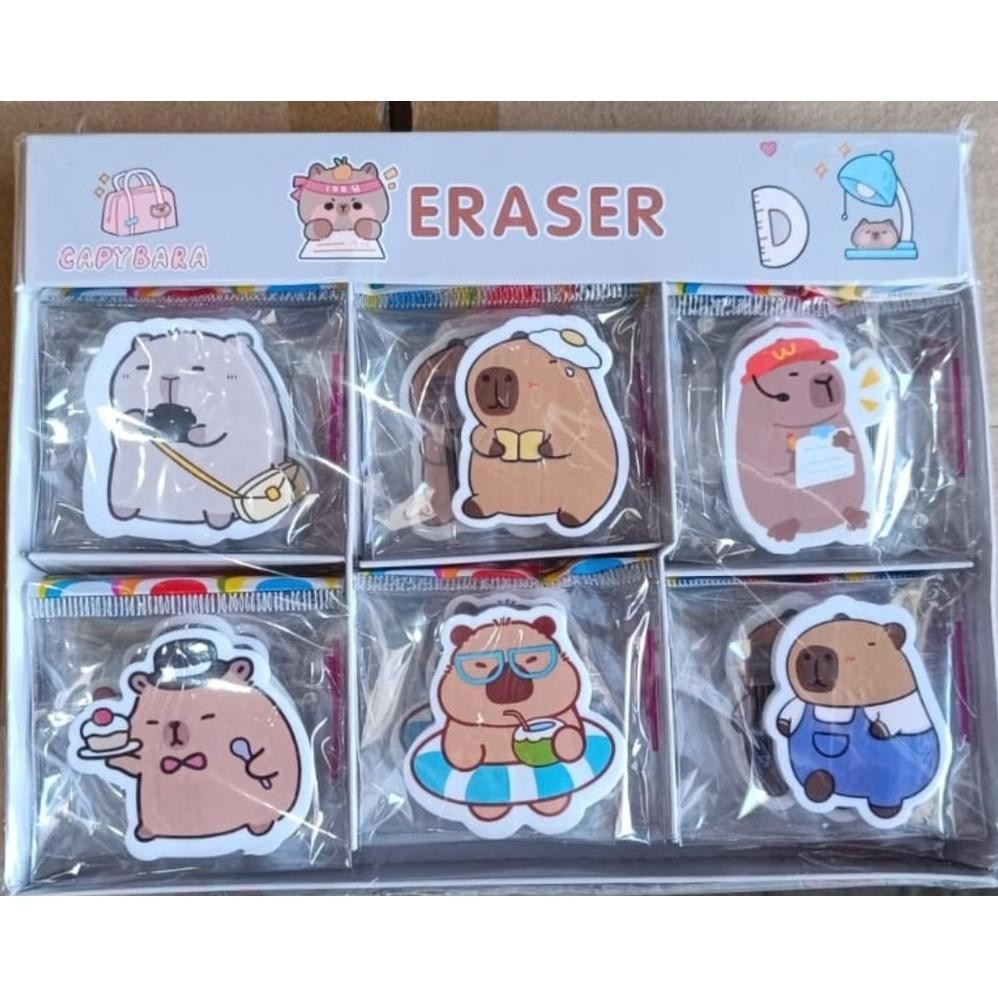 

Penghapus Labubu 1Box 30pcs Stip Eraser Labubu Cinnamoroll Cute Bunny