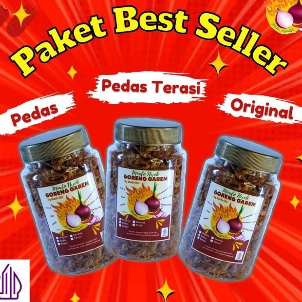 

Paket Bawang Goreng Betawi Goreng Garem Pedas Rempah