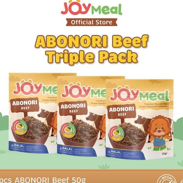 

Joymeal Abon Beef 50Gr Triple Pa 3Pcs Peaduan Abon Dan N Dengan Daging Sapi Tenderloin