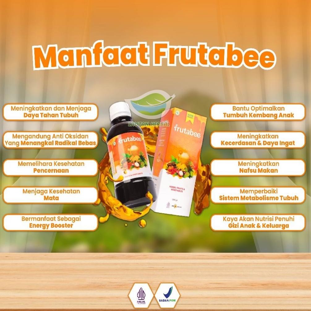 

(Terbaru) Madu Frutabee Propolis Asli Original 100% Alami Vitamin Penambah Napsu Makan Anak Lautan Herbal (Terlaris)