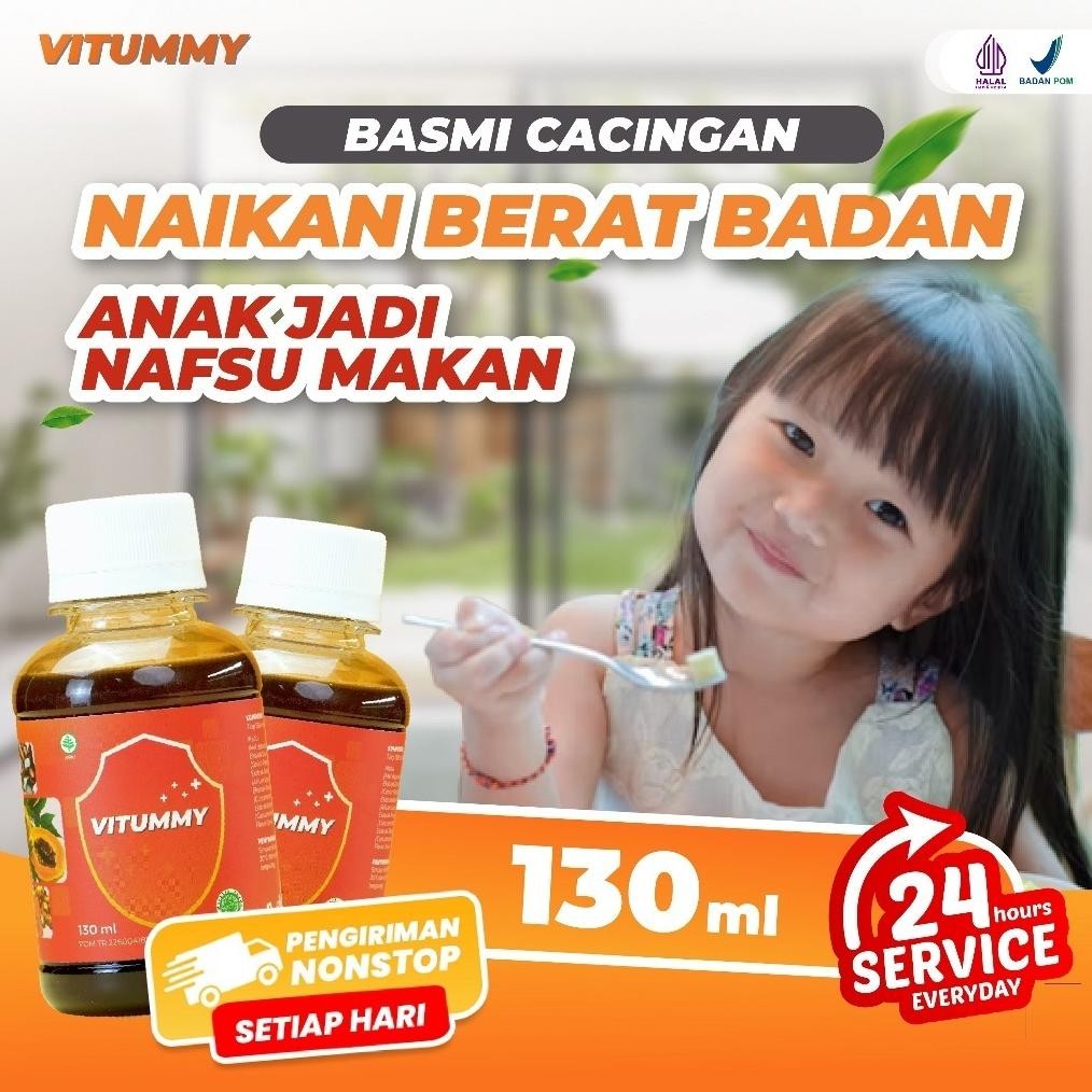 

(Terbaru) VITUMMY - Madu Herbal Alami Atasi Anak Cacingan Penambah Nafsu Makan Anak Berat Badan Anak Naik Gemuk Sehat Vitamin Anak Cerdas Ampuh Basmi Cacingan Anak Sehat (Terlaris)