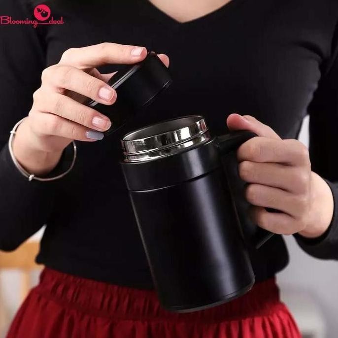 Tumbler Coffee Mug Coffee Tea Cup Stainless Steel 400ml (HN22)