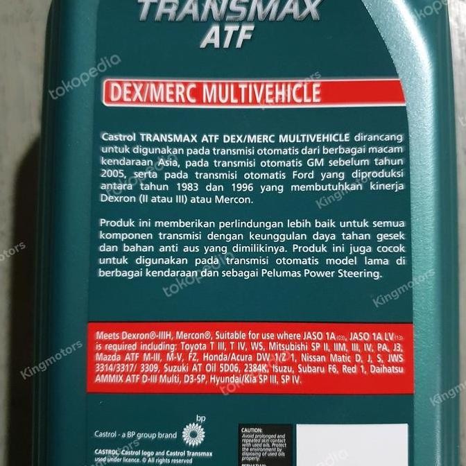 Ready Oli ATF Castrol Transmax 1Liter / ATF Castrol Dex III