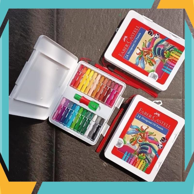 

Promo Crayon Oil Pastel Faber Castell 24 Hexagonal ( Set ) [ Original [ Free Bubble & Dus ] SRW-36