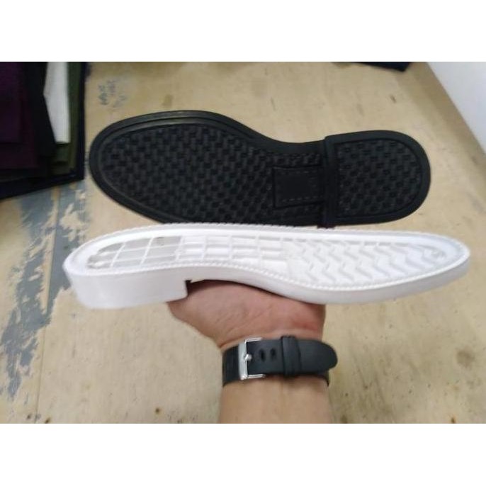 New Sol Sepatu Pantofel PDH Putih TNI AL POLRI Perawat Kingstone 38 sd 46