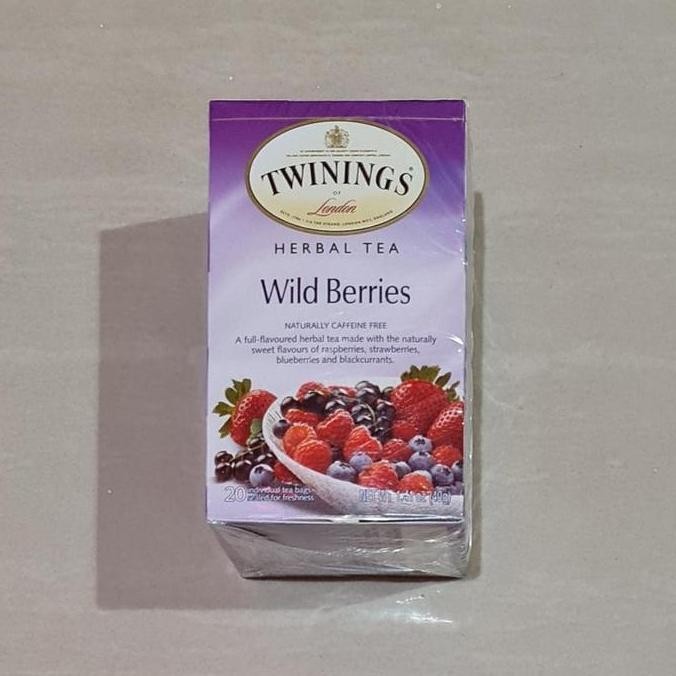 

welcome to tahuan jaya Teh Twinings Wild Berries Herbal Tea Caffeine Free 20 x 2 Gram