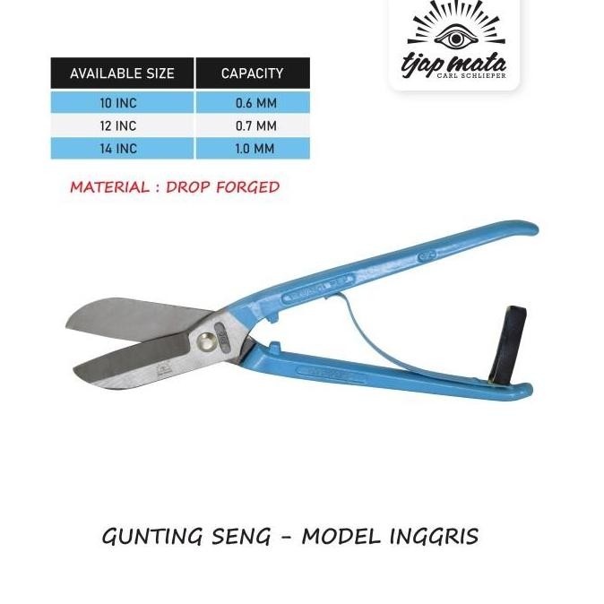 Tjap Mata / Cap Mata Gunting Seng / Holo / Baja Ringan (Inggris)