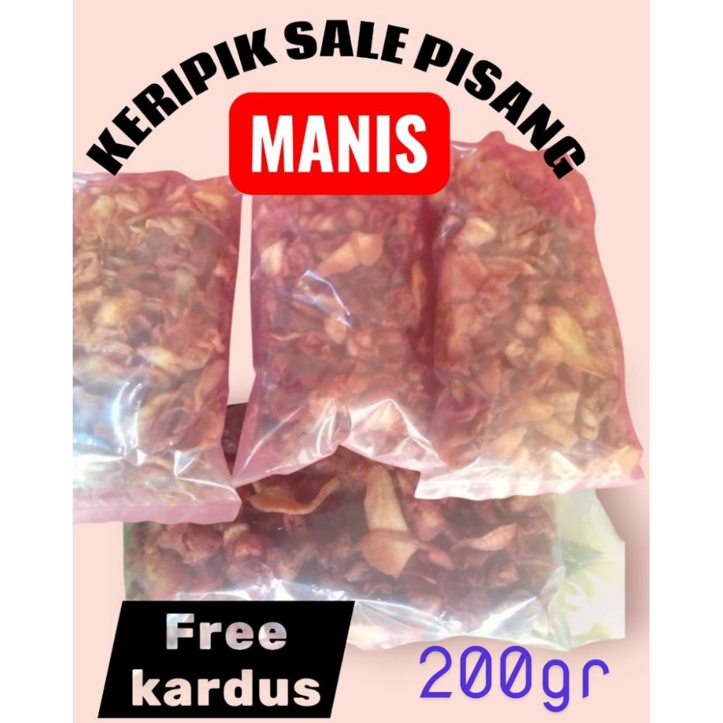 

[200gr] keripik sale pisang awak manis