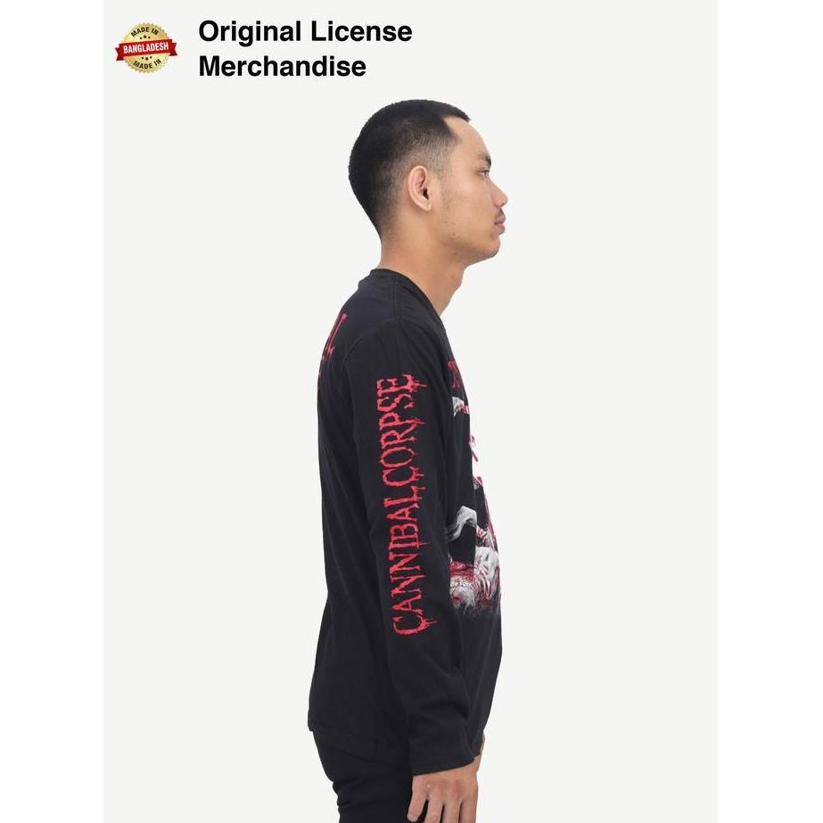 ready  Kaos Baju Panjang CANNIBAL CORPSE Ori Tomb Of The Mutilated Explicit