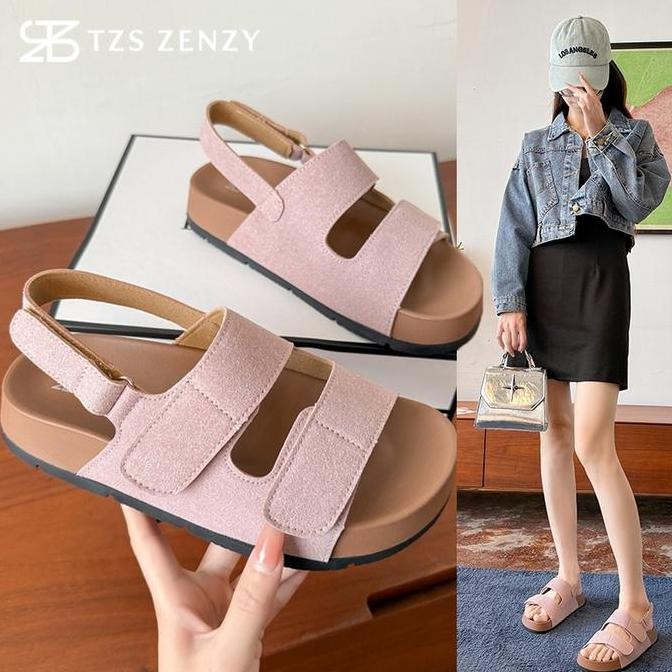 

TZS Zenzy Claire Sandal - Sandal Wanita - Sandal Wedges - Sandal Flat Wanita - Back Strap Sandal LJ