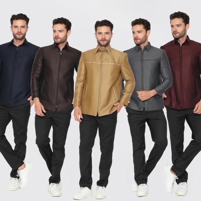 YUNG Jasket Jas Pria Semi Wool Jaket Pria Formal PS